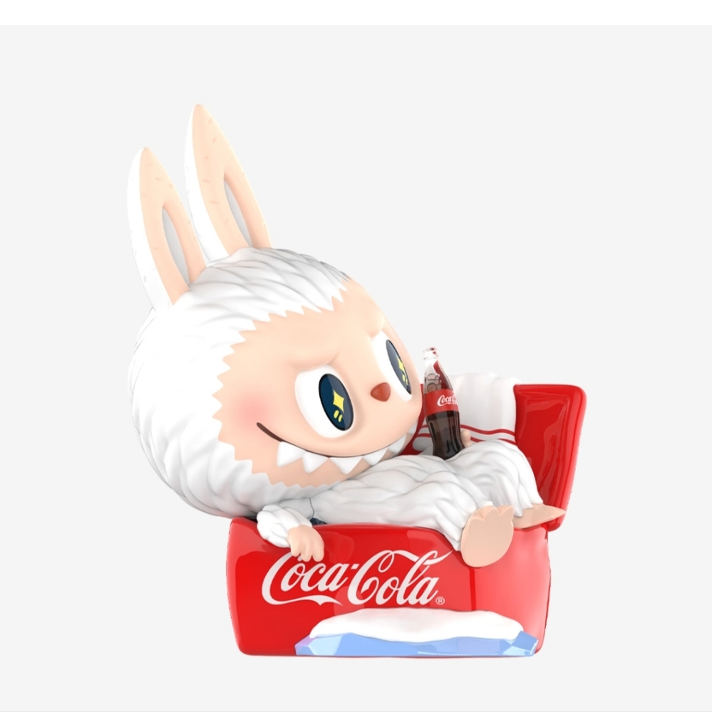 The Monsters Coca-Cola Labubu figurine. UNOPENED & AUTHENTIC - Special Sofa